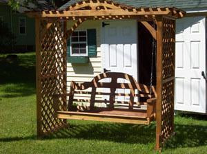 Arbor Frame for Porch Swing
