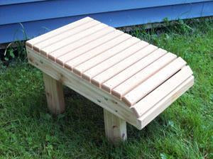 Foot Stool for Adirondack Style Chairs