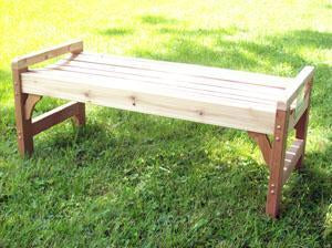 Backless Garden Bench (4 ft. or 5 ft.)